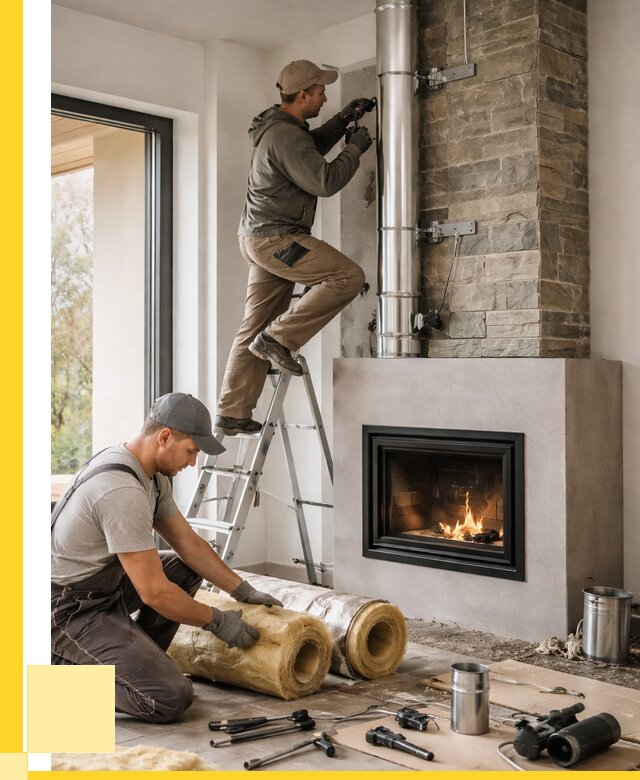 Монтаж дымоходов для каминов в Наро-Фоминске от 15368 р. ЭриданНр-