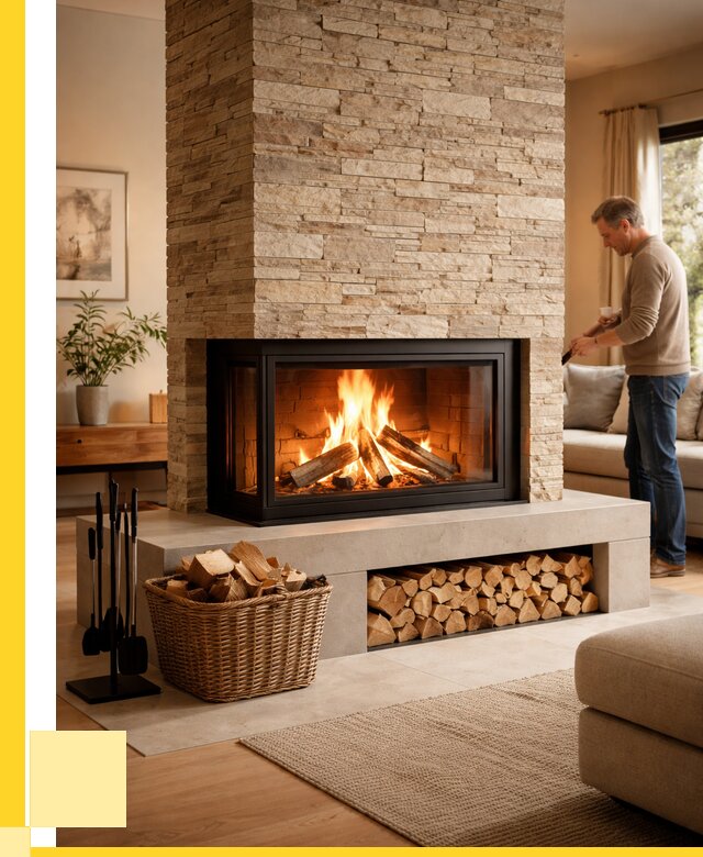 Дровяной камин под ключ в Наро-Фоминске от 204900 р. | ЭриданНр-