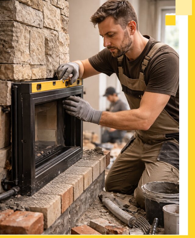 Дровяные камины под ключ в Наро-Фоминске: монтаж, обустройство