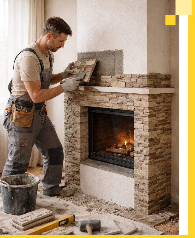 Изготовление и монтаж каминов для дома под ключ в Наро-Фоминске