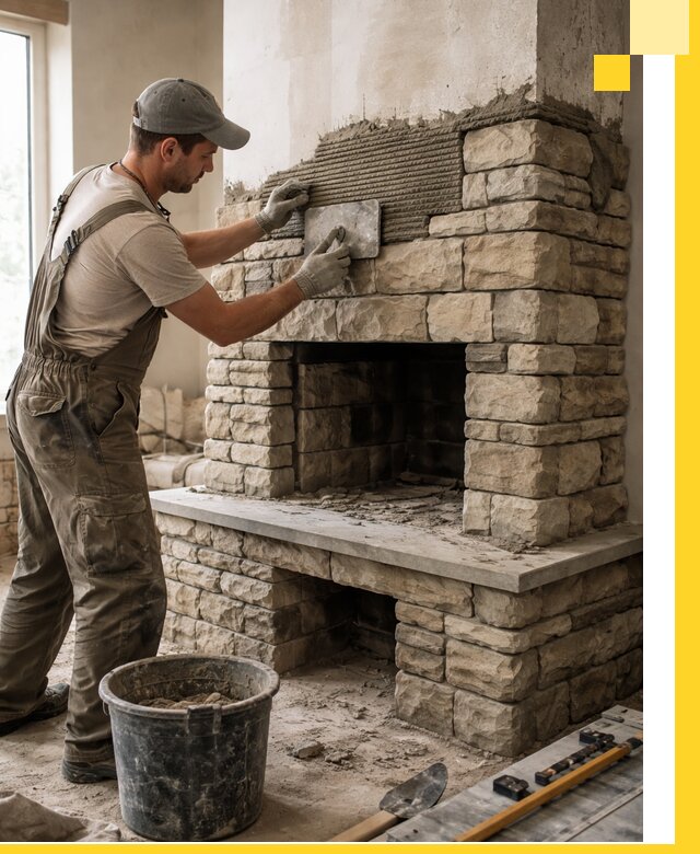 Строительство каминов под ключ в Наро-Фоминске от проектирования до монтажа