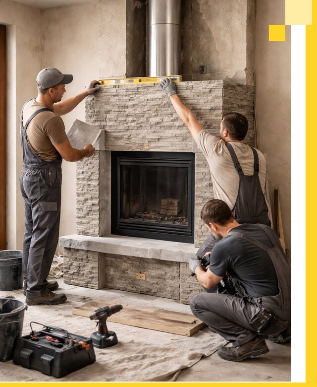 Профессиональный монтаж каминов под ключ в Наро-Фоминске для дома