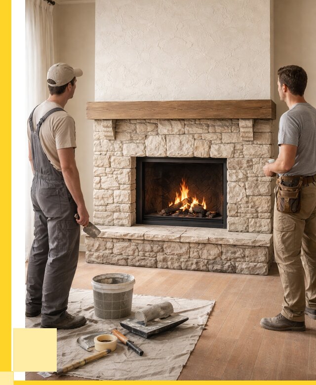 Отделка каминов в Наро-Фоминске от 6659 р. под ключ | ЭриданНр-