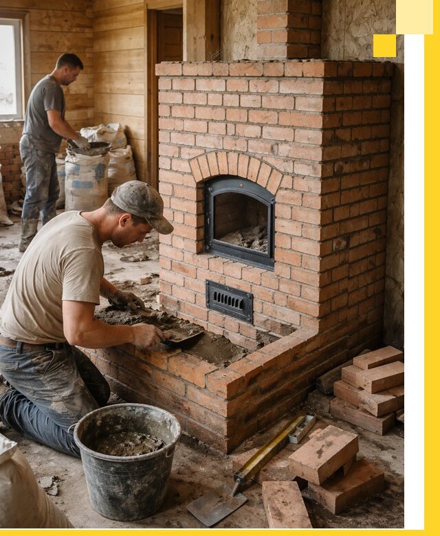 Профессиональное строительство печей в Наро-Фоминске под ключ
