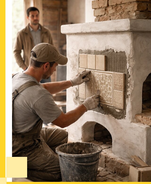 Отделка печей и банных печей в Наро-Фоминске от 35858 р. | ЭриданНр-