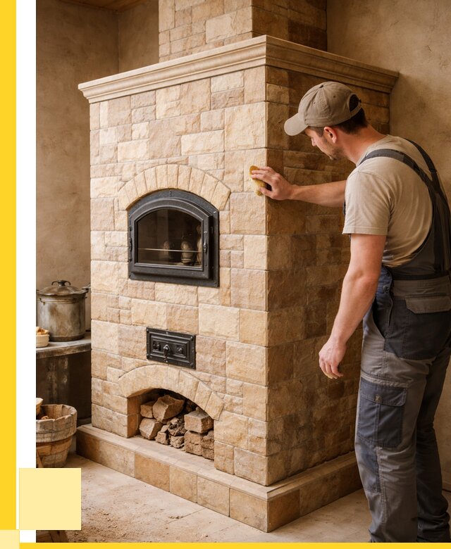 Облицовка печей в Наро-Фоминске от 4610 р. под ключ | ЭриданНр-