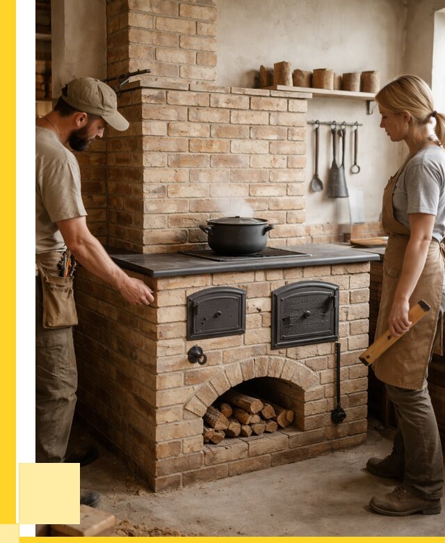 Варочно отопительные печи в Наро-Фоминске от 92205 р. | ЭриданНр-