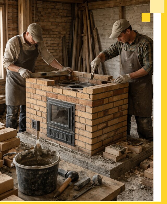 Изготовление и установка варочных печей под ключ в Наро-Фоминске