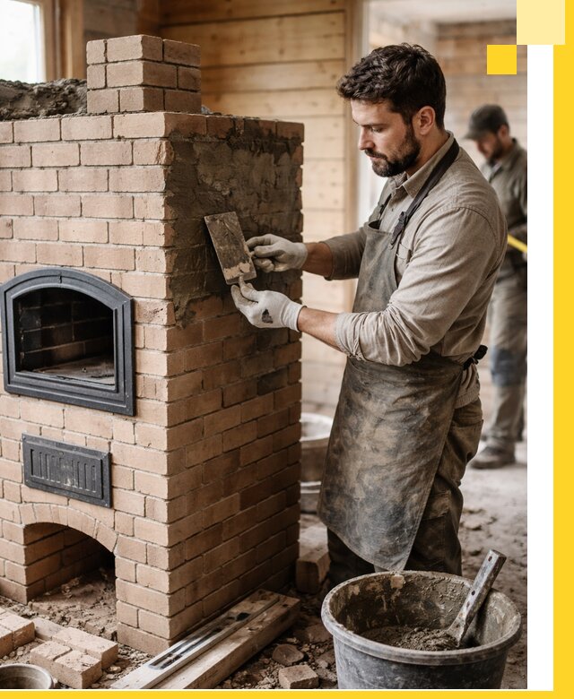 Изготовление и установка печей-шведок под ключ в Наро-Фоминске