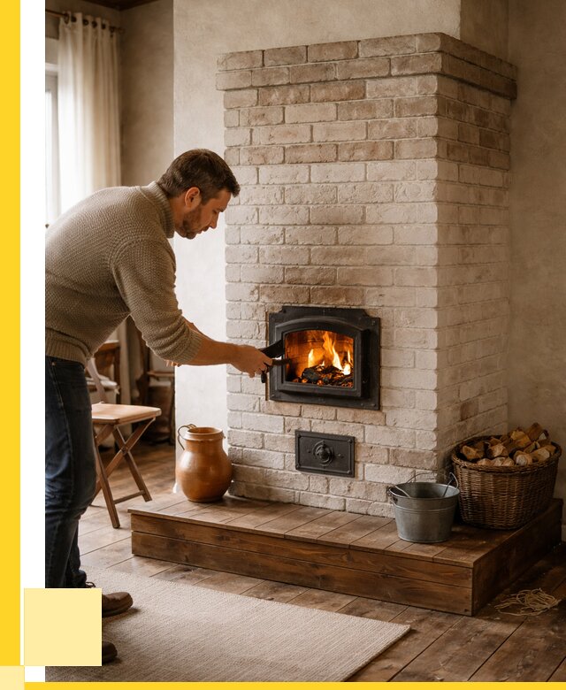 Печь голландка из кирпича в Наро-Фоминске от 87083 р. | ЭриданНр-