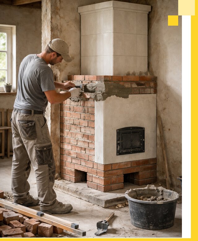 Изготовление и установка печей-голландок под ключ в Наро-Фоминске