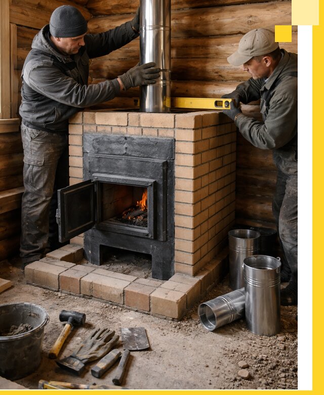 Проектирование, изготовление и установка банных печей в Наро-Фоминске