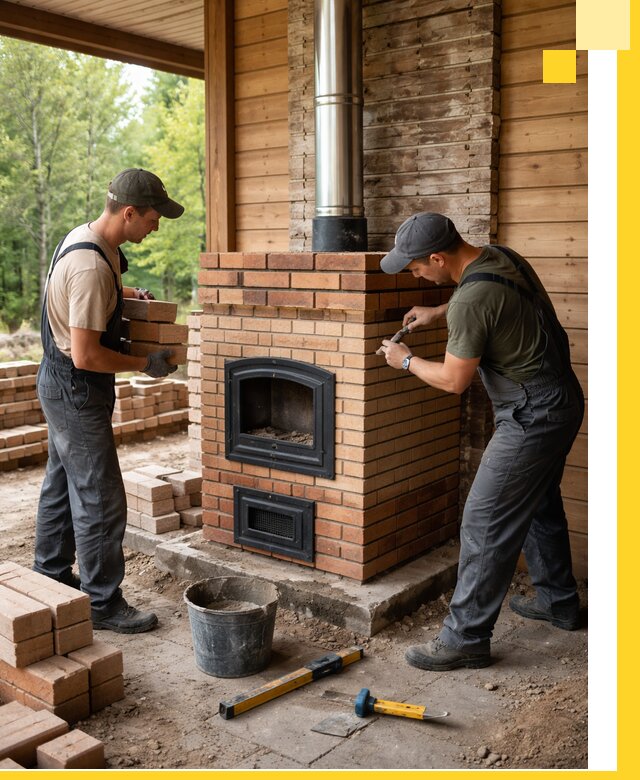 Производство и установка дачных печей под ключ в Наро-Фоминске
