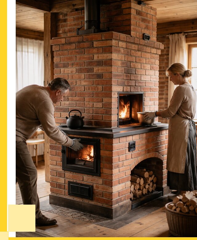 Печи для загородного дома под ключ в Наро-Фоминске от 81960 р. | ЭриданНр-