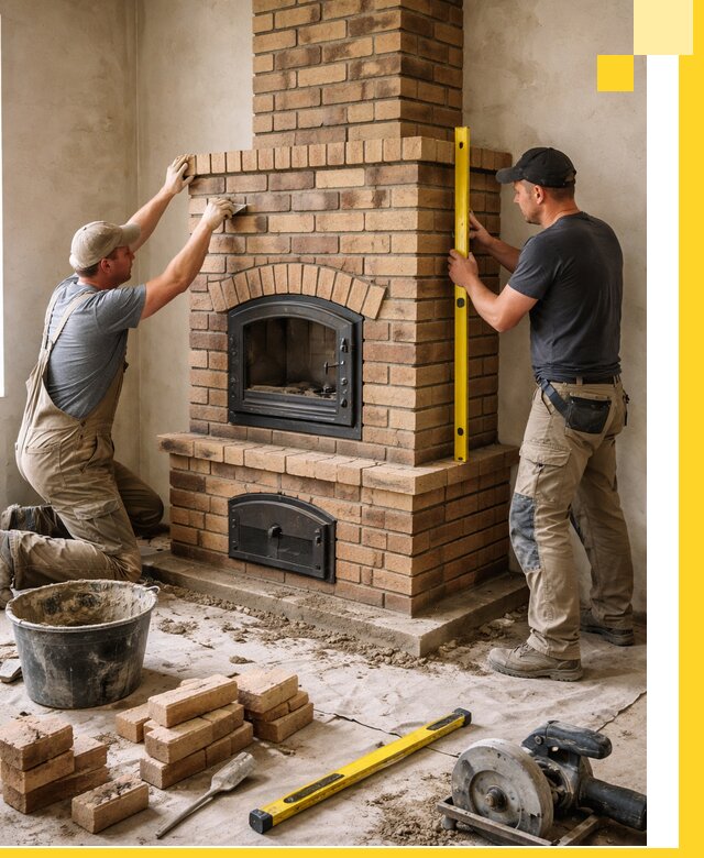 Продажа и установка печей и каминов для дома под ключ в Наро-Фоминске