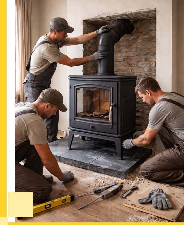 Монтаж печи камина в частном доме в Наро-Фоминске от 25613 р. | ЭриданНр-