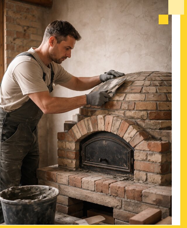 Изготовление и монтаж помпейских печей на заказ в Наро-Фоминске