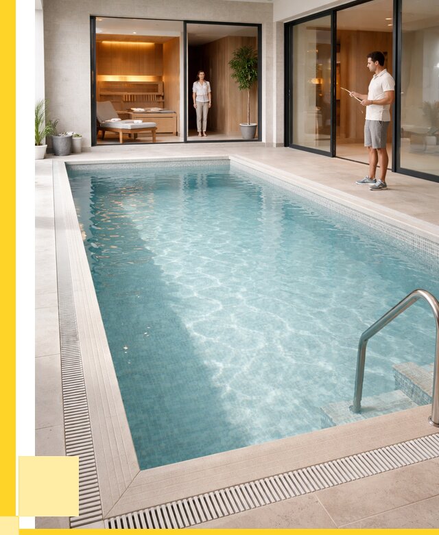 Отделка бассейна пленкой ПВХ в Наро-Фоминске от 3586 р. - ЭриданНр-