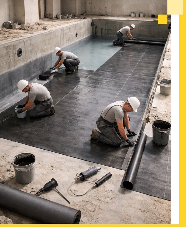 Профессиональная гидроизоляция бассейнов и чаш в Наро-Фоминске под ключ