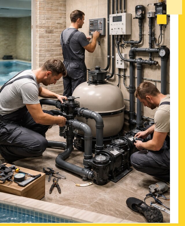 Комплексное оборудование для бассейнов под ключ в Наро-Фоминске