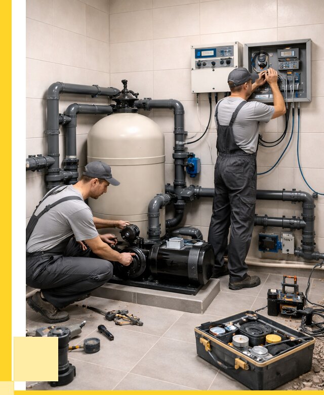 Монтаж оборудования для бассейнов в Наро-Фоминске от 40980 р. | ЭриданНр-