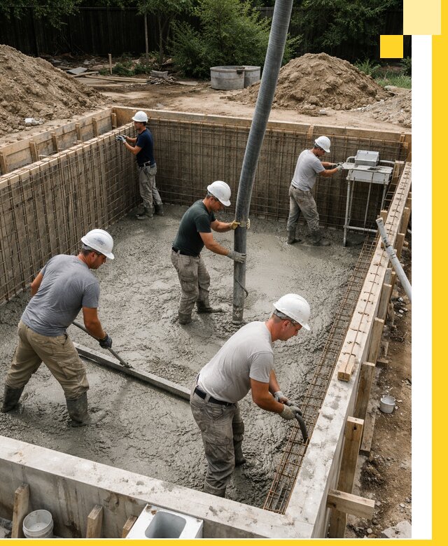 Строительство бетонных бассейнов под ключ в Наро-Фоминске