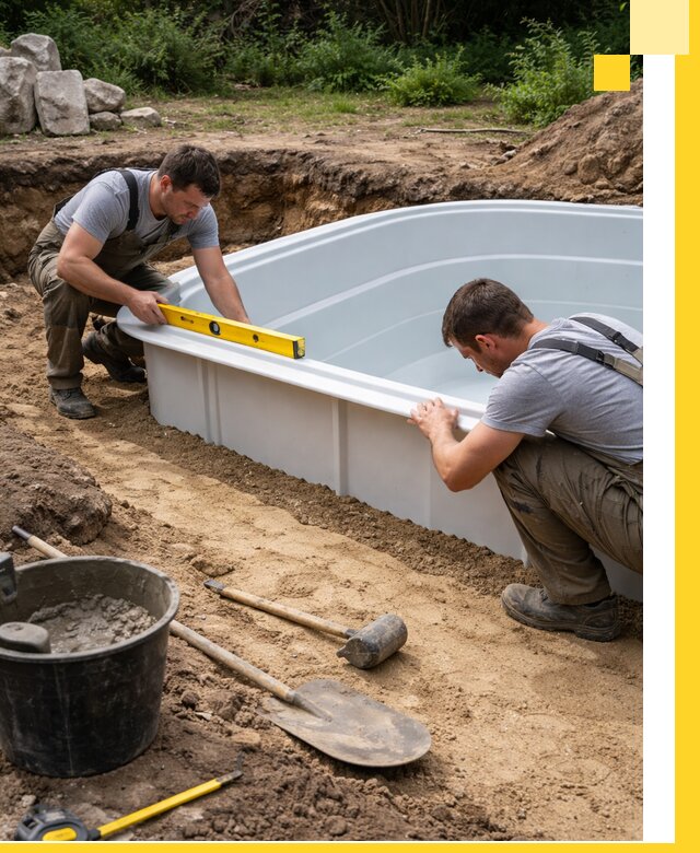 Производство и установка пластиковых бассейнов в Наро-Фоминске под ключ