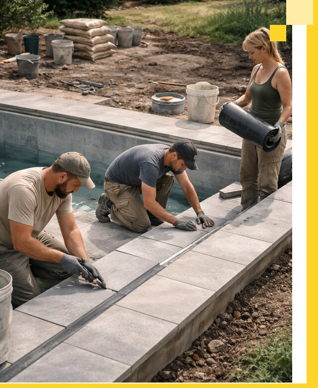 Строительство и монтаж уличных бассейнов под ключ в Наро-Фоминске