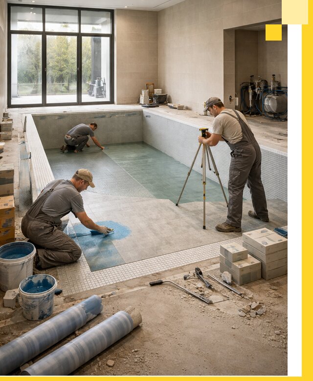 Проект и строительство закрытых бассейнов в Наро-Фоминске под ключ