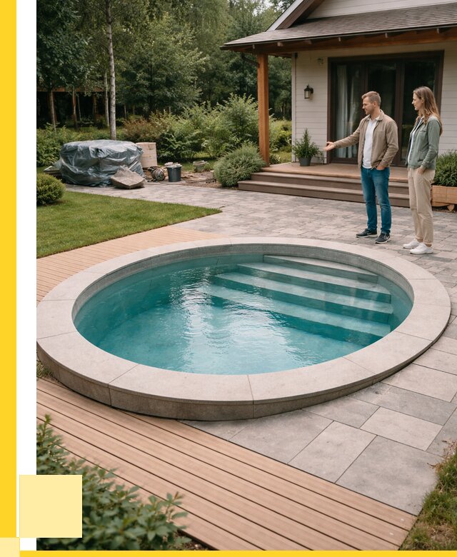 Бассейн на даче под ключ в Наро-Фоминске от 204900 р., ЭриданНр-