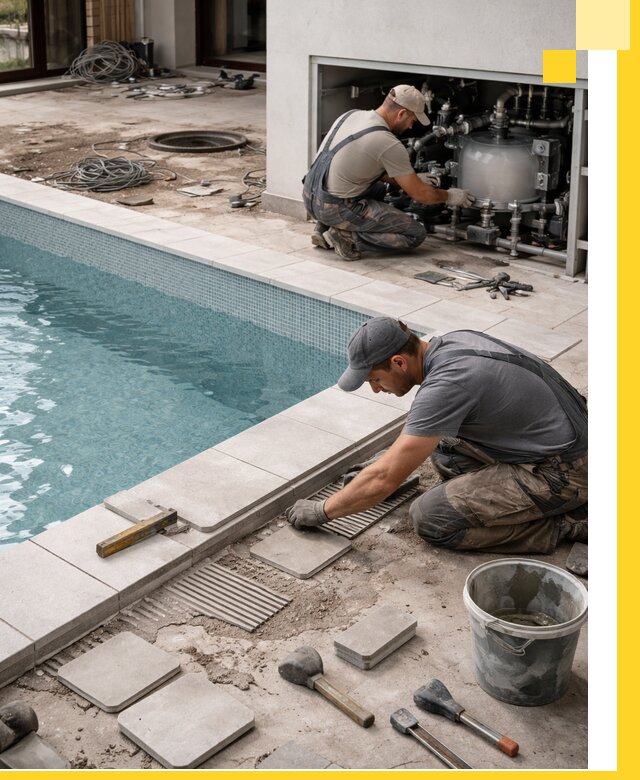 Строительство и монтаж бассейнов в коттедже в Наро-Фоминске