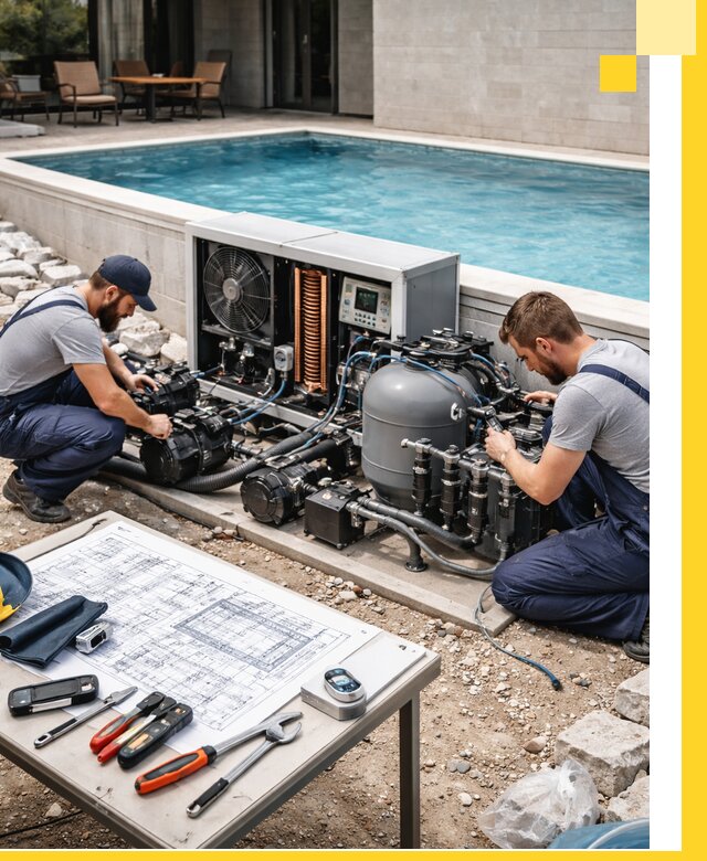 Проектирование и монтаж бассейнов с подогревом в Наро-Фоминске