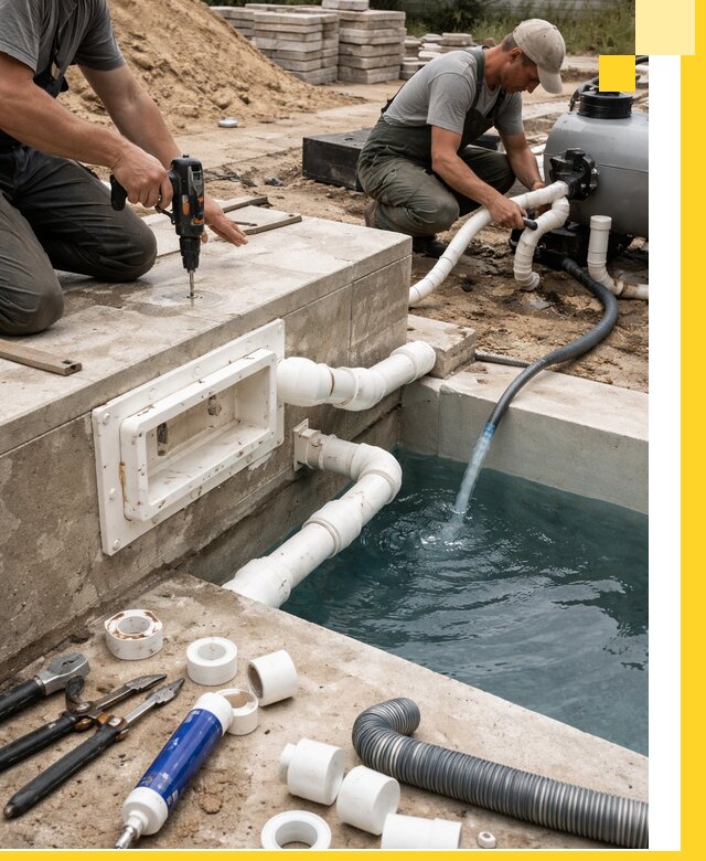 Строительство скиммерных бассейнов под ключ в Наро-Фоминске