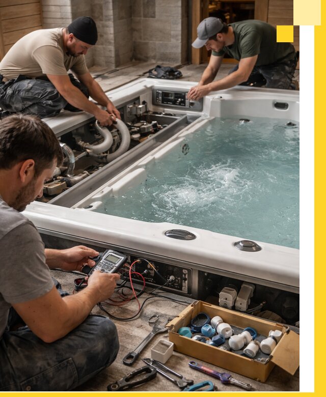 Гидромассажные бассейны под ключ в Наро-Фоминске, дизайн и монтаж