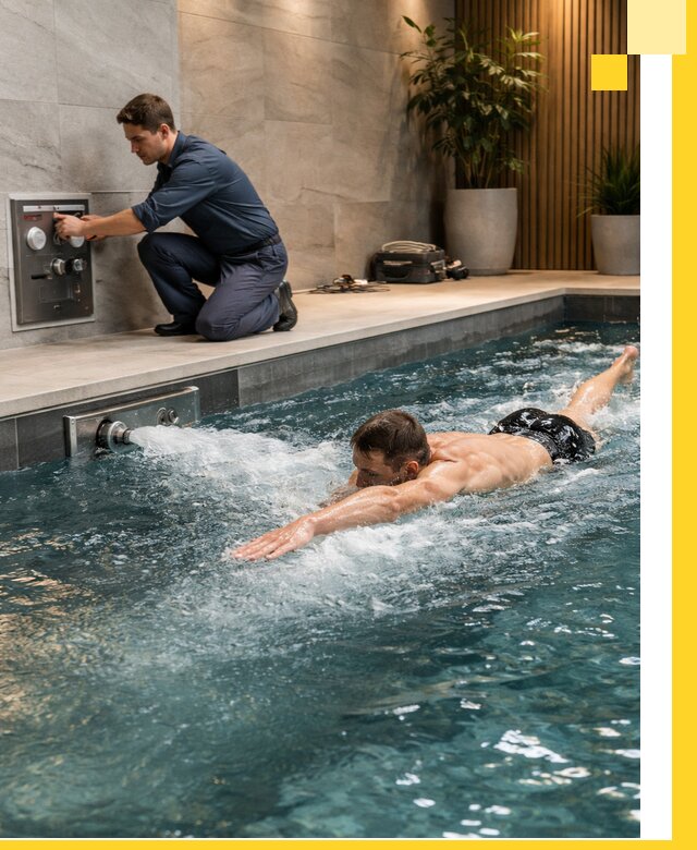 Проектирование и монтаж бассейнов с противотоком в Наро-Фоминске