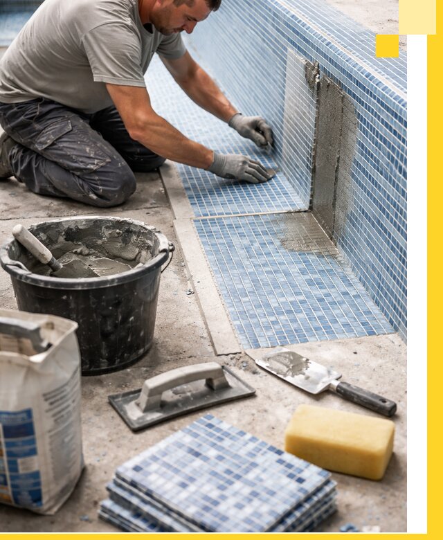 Укладка и ремонт мозаики для бассейнов под ключ в Наро-Фоминске