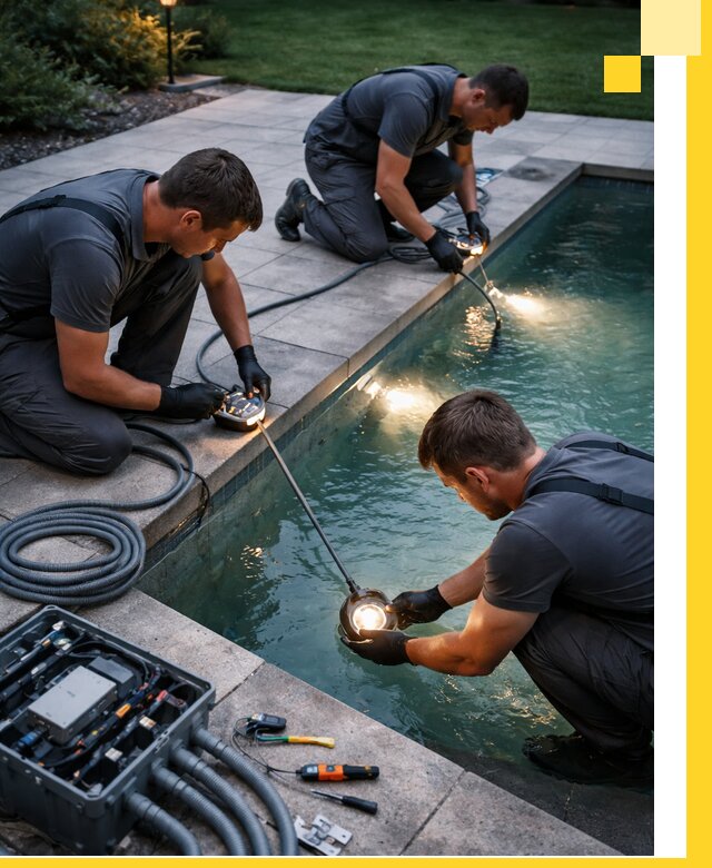 Профессиональное освещение бассейнов в Наро-Фоминске: дизайн и монтаж