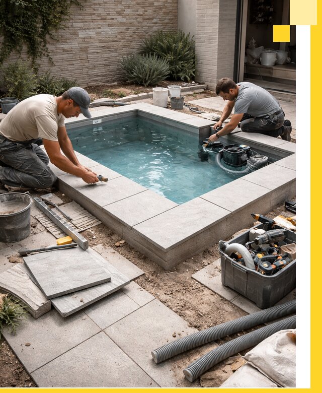 Мини бассейны под ключ в Наро-Фоминске, дизайн и установка