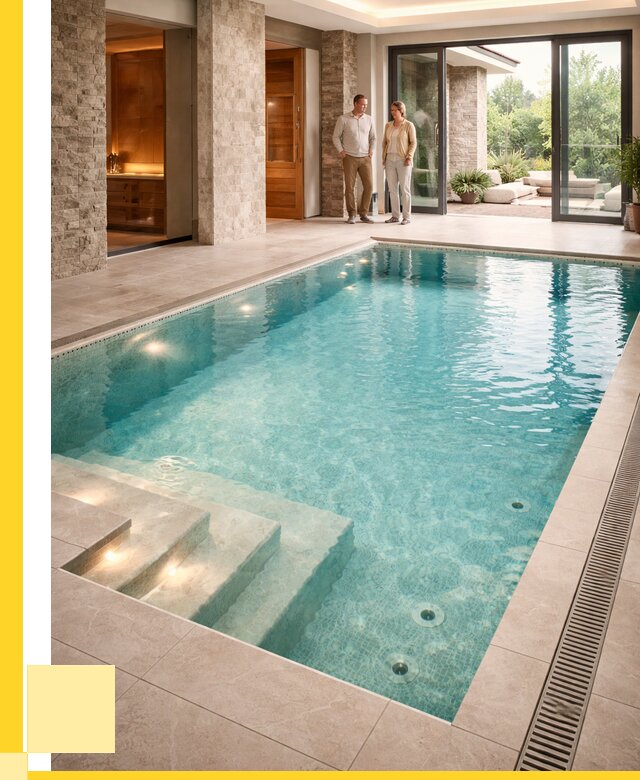 Бассейн во дворе в Наро-Фоминске: проект, отделка от 1229400 р. | ЭриданНр-