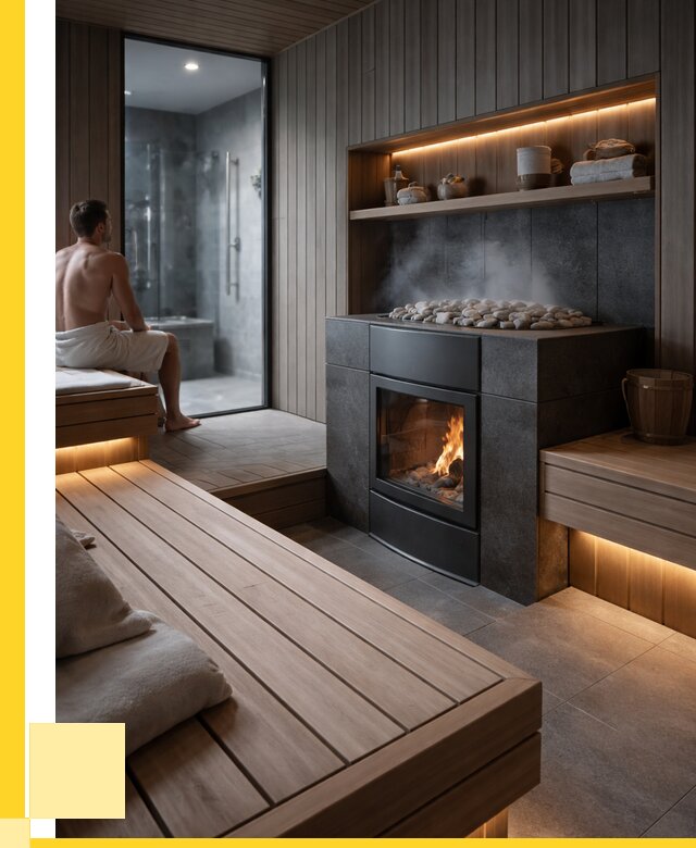 Проект сауны в частном доме в Наро-Фоминске от 35858 р. | ЭриданНр-