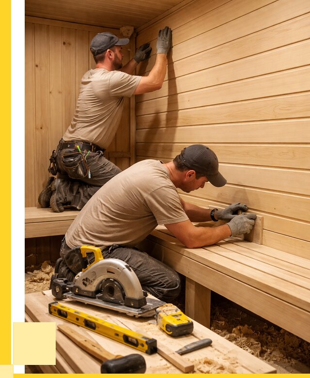 Обшивка саун вагонкой в Наро-Фоминске от 2561 р. | ЭриданНр-