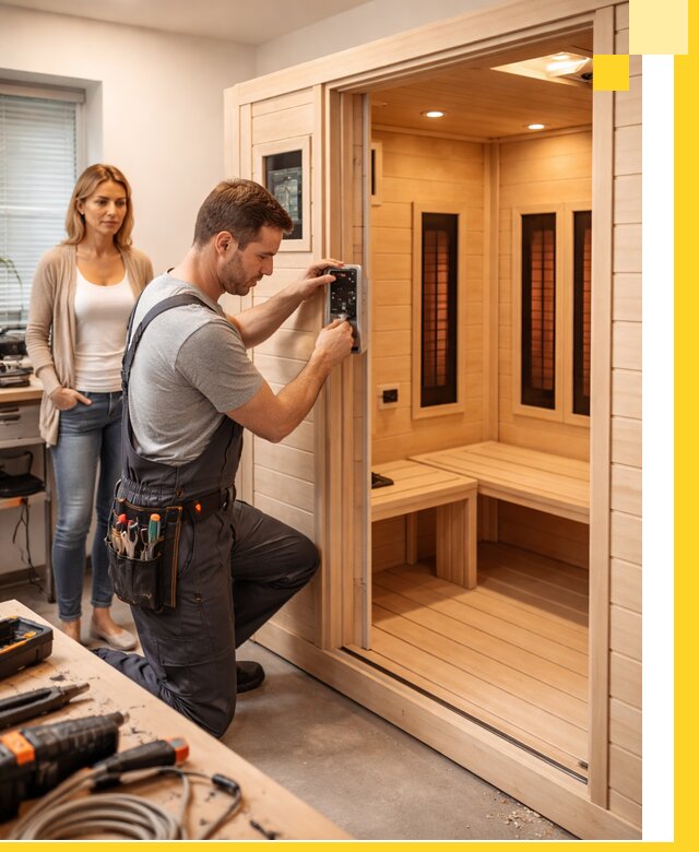 Инфракрасные сауны под ключ в Наро-Фоминске продажа и установка