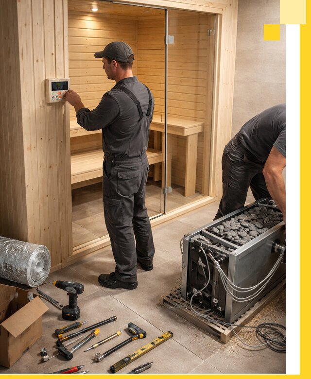 Поставка, установка и монтаж электрических саун в Наро-Фоминске