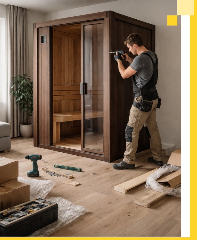 Установка и производство мини саун под ключ в Наро-Фоминске