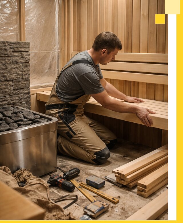 Сауны для дома под ключ с проектированием и монтажом в Наро-Фоминске