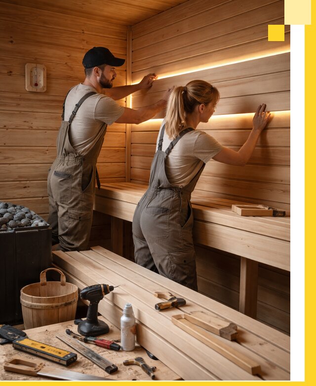 Дизайн саун и бань под ключ с индивидуальным проектом в Наро-Фоминске