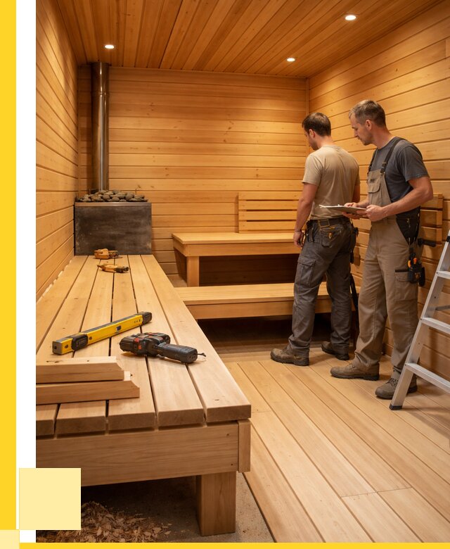 Отделка бань и саун в Наро-Фоминске по цене от 4610 р. | ЭриданНр-