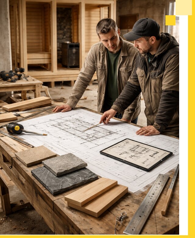 Проекты бань под ключ и планы строительства в Наро-Фоминске