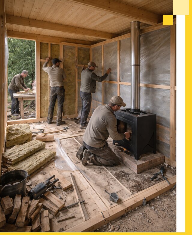 Профессиональный монтаж бань под ключ в Наро-Фоминске для дома