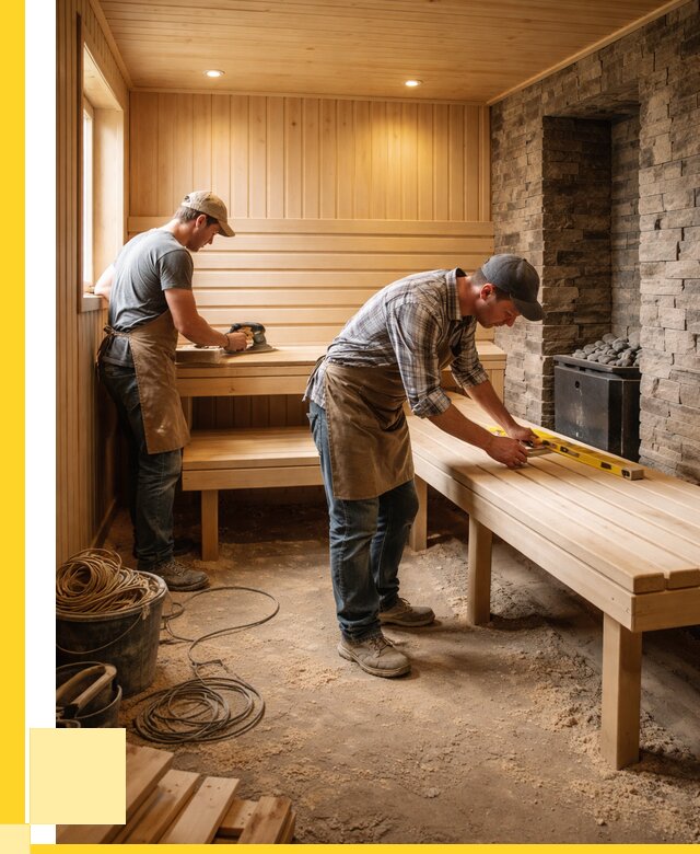 Отделка бани в Наро-Фоминске: внутренняя отделка от 3074 р. | ЭриданНр-